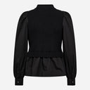Co Couture ElisabethCC Mix Zip Knit Black