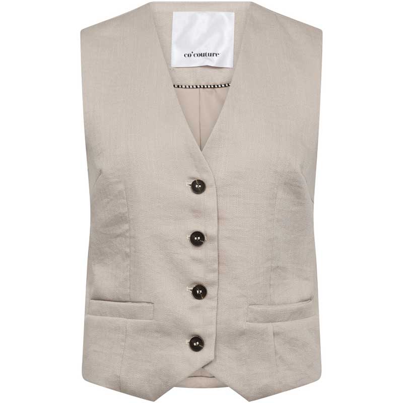 Co Couture EvaCC Vest Walnut