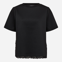 Co Couture EviCC Lace Tee Black - J BY J Fashion