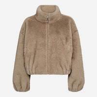 Co Couture FeraCC Faux Fur Jacket Creme