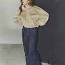 Co Couture FeraCC Faux Fur Jacket Creme