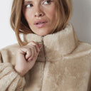 Co Couture FeraCC Faux Fur Jacket Creme