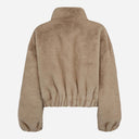 Co Couture FeraCC Faux Fur Jacket Creme