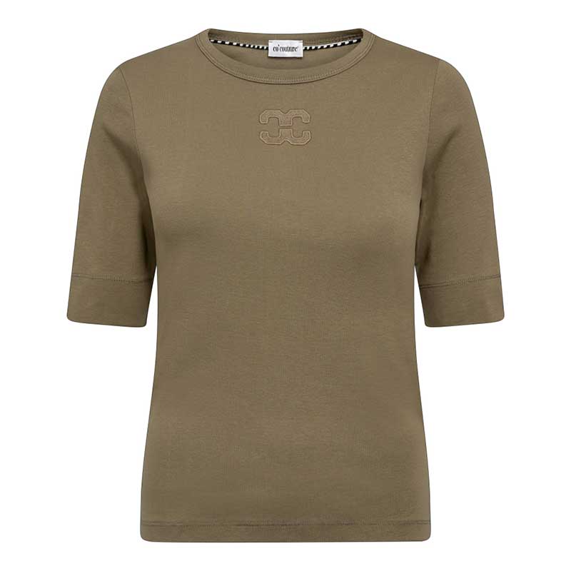 Co Couture GrannyCC Embroidery SS Tee Army