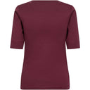 Co Couture GrannyCC SS Tee Burgundy - J BY J Fashion