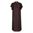 Co Couture HeraCC SS Frill Dress Mocca