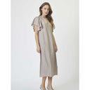 Co Couture HeraCC SS Frill Dress Walnut