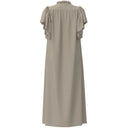 Co Couture HeraCC SS Frill Dress Walnut