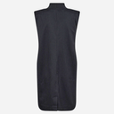 Co Couture IdaCC Pin Rib Turtleneck Dress Dark Grey