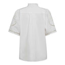 Co Couture KelliseCC Embroidery SS Shirt White