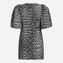 Co Couture LeoCC Crop Puff Dress Dark Grey