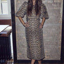 Co Couture LeoCC Puff Dress Khaki