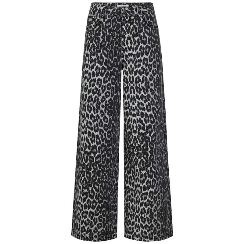 Co Couture LeoCC Wide Pant Grå - J BY J Fashion