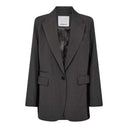 Co Couture LianeCC Panel Oversize Blazer Dark Grey - J BY J Fashion