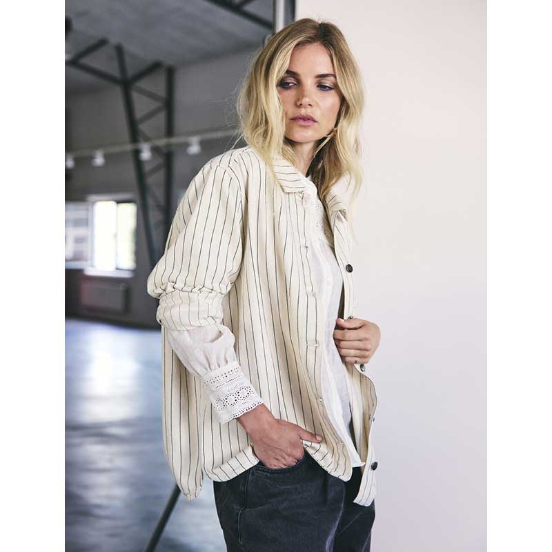 Co Couture LightCC Pin Box Jacket Bone - J BY J Fashion