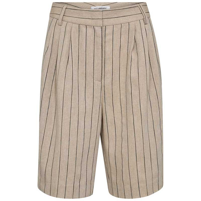 Co Couture LinenCC Pin Bermuda Shorts Sand