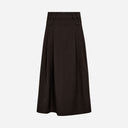 Co Couture LunaCC Pocket Pleat Skirt Dark Brown