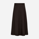 Co Couture LunaCC Pocket Pleat Skirt Dark Brown