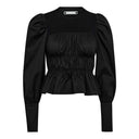 Co Couture MerciaCC Mix Bustier Blouse Black - J BY J Fashion