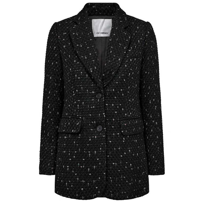 Co Couture MitziCC Boucle Blazer Sort