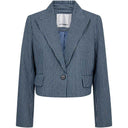 Co Couture NellieCC Stripe Blazer Blue