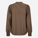 Co Couture NotisCC Lace V-Shirt Walnut - J BY J Fashion