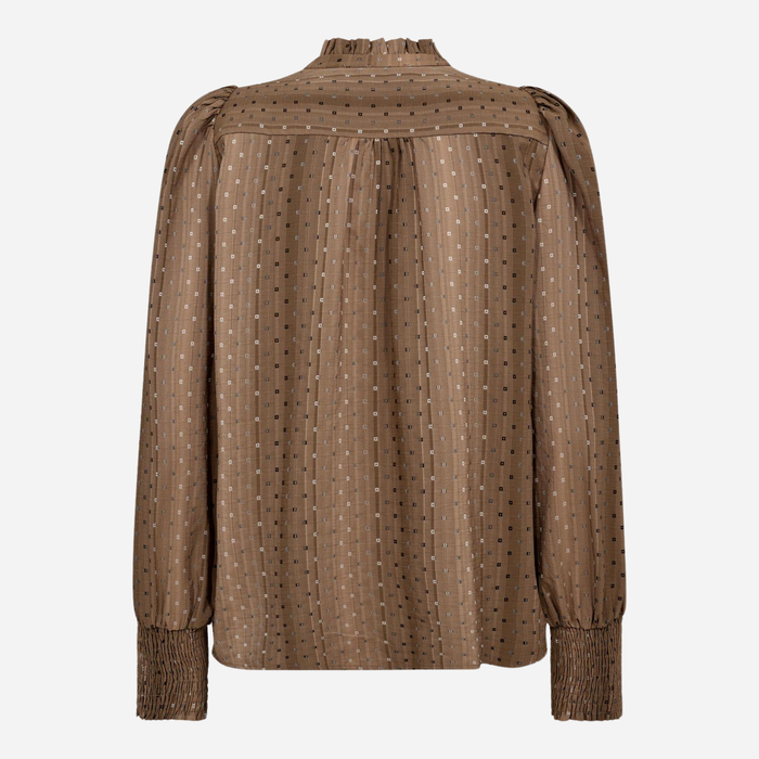 Co Couture OllyCC V-Shirt Walnut