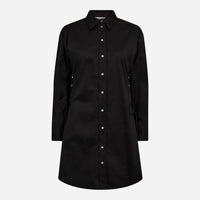Co Couture PoppyCC Eyelet Tie Shirt Dress Black