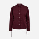 Co Couture PoppyCC Eyelet Tie Shirt Winered