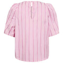 Co Couture RosalinaCC Stripe SS Blouse Pale Pink