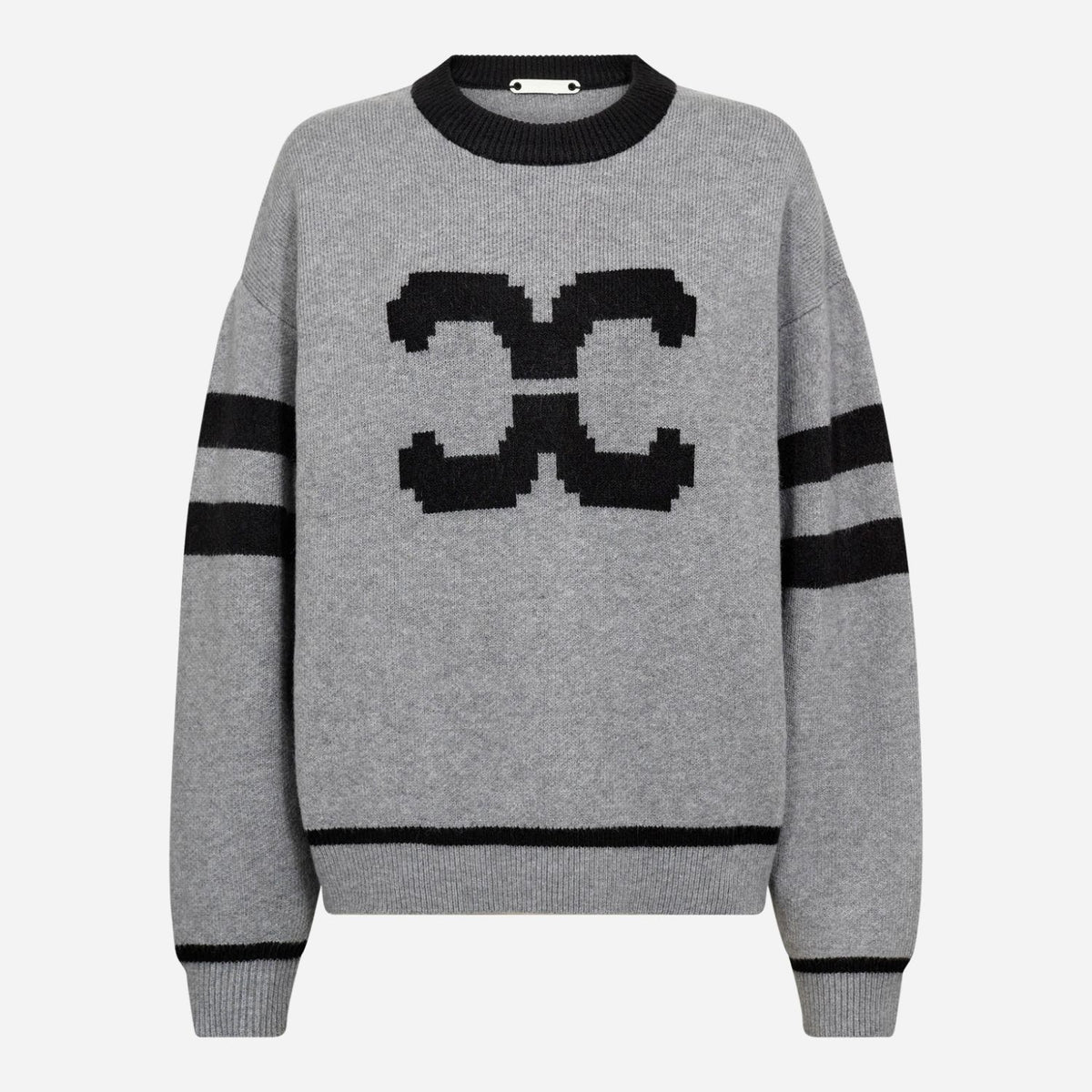 Co Couture RowCC Coco Logo Knit Light Grey