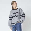 Co Couture RowCC Coco Logo Knit Light Grey