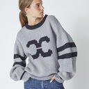 Co Couture RowCC Coco Logo Knit Light Grey