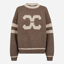 Co Couture RowCC Coco Logo Knit Walnut