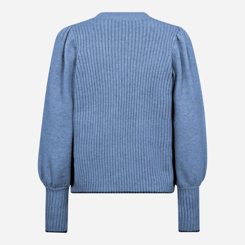 Co Couture RowCC O-Puff Knit Blue