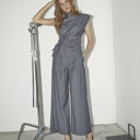 Co Couture SagaCC Pleat Pant Mid Grey