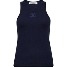 Co Couture SaharaCC Embroidery Tank Top Navy