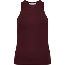 Co Couture SaharaCC Embroidery Tank Top Winered