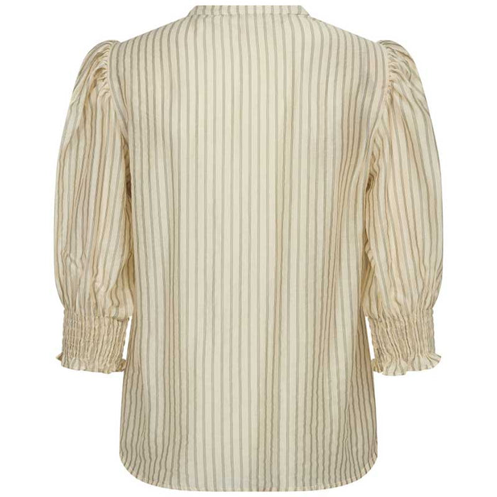 Co Couture SamiCC Stripe SS Shirt Gul - J BY J Fashion