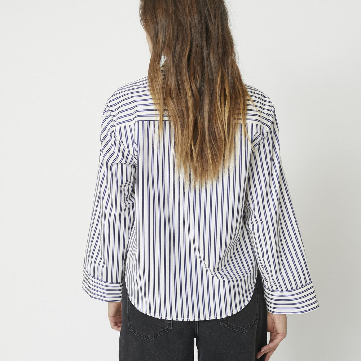 Co Couture SamsonCC Stripe Fill Shirt Navy
