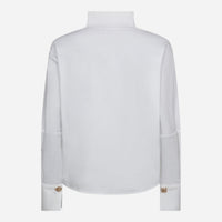 Co Couture SannaCC Asym Button Blouse White
