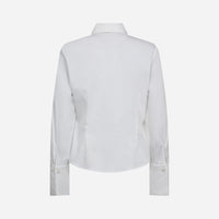 Co Couture SannaCC Pearl Cuff Shirt White