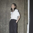 Co Couture SannaCC SS Puff V-Blouse White