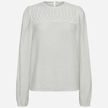 Co Couture ShinaCC Pintuck Blouse Off White