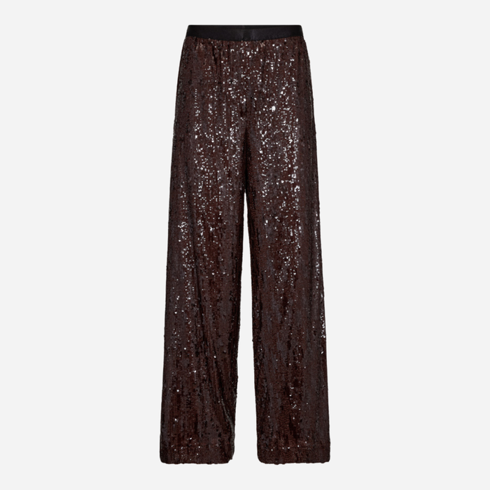 Co Couture SophieCC Sequin Pant Dark Brown