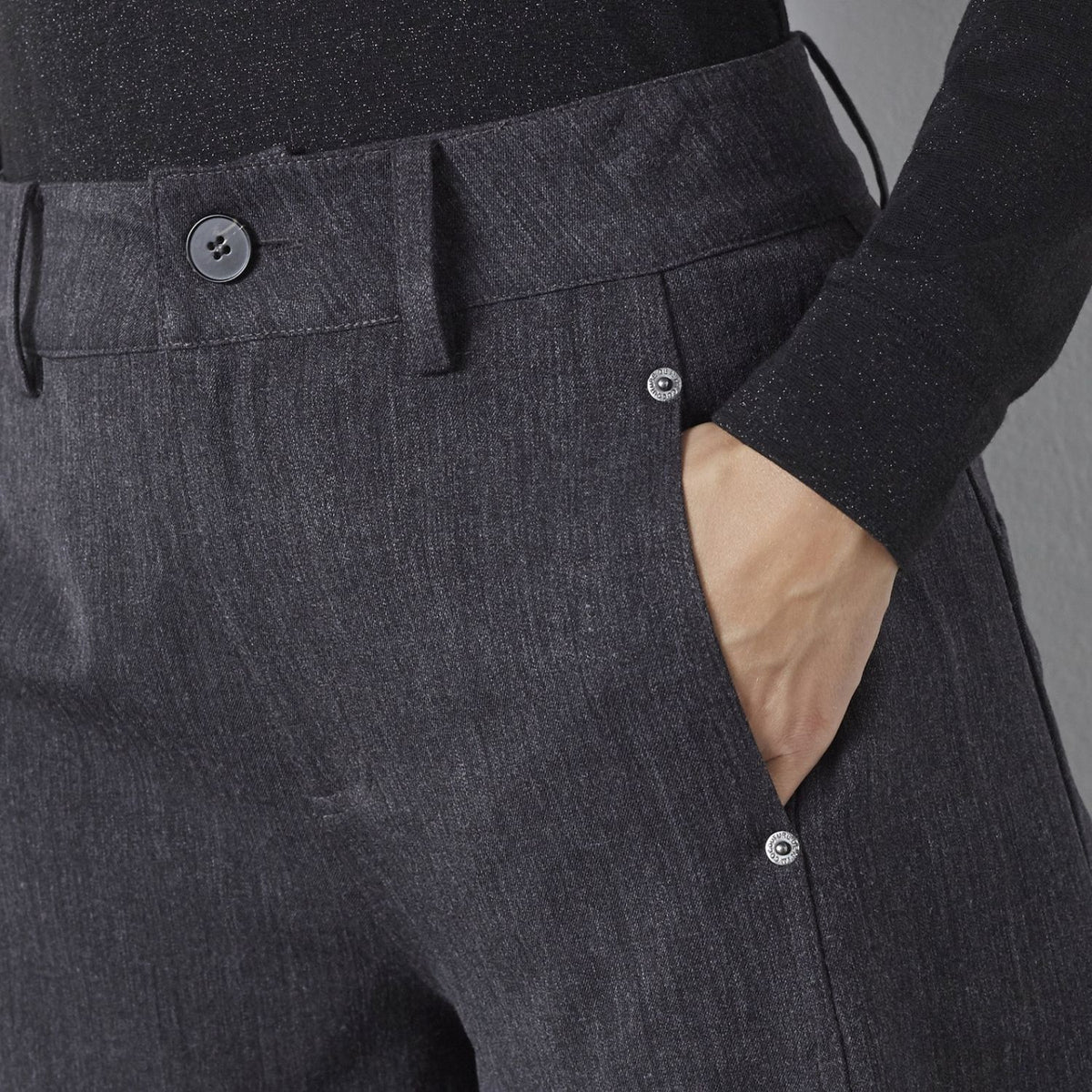 Co Couture SusieCC Barrel Pant Dark Grey