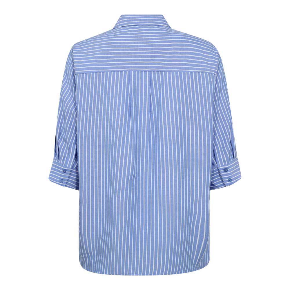 Co Couture TeaCC Stripe SS Shirt Blue