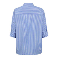 Co Couture TeaCC Stripe SS Shirt Blue