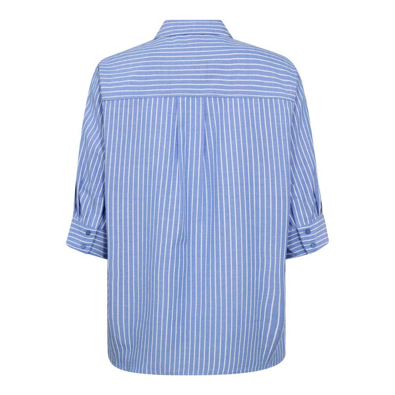 Co Couture TeaCC Stripe SS Shirt Blue