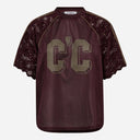 Co Couture TreyCC Lace Tee Walnut